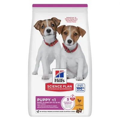 Hill's Science Plan Puppy <1 Small & Mini Chicken 2 x 6 kg