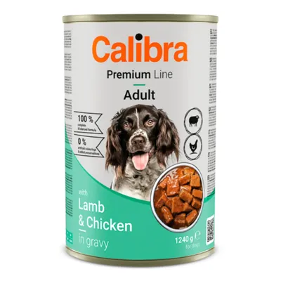 Calibra Premium Line, Xs-Xl, Miel și Pui, conservă hrană umedă câini, (în sos), 1240g