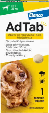 AdTab câini 11-22 kg, 1 tabletă