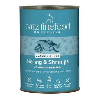 Catz Finefood 6 x 400 g Hering & creveți