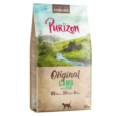 Purizon Cat Adult Sterilized Miel Pește - Original Daily 65% 6,5 kg