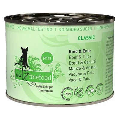 Catz Finefood 6 x 200 g Vită & Rață