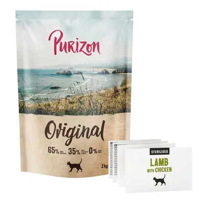 Purizon Sterilised Adult Miel cu pui - fără cereale Nou: 2 kg