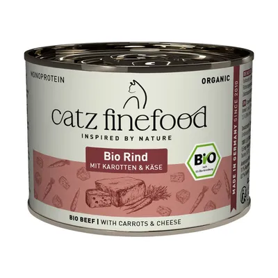 Catz Finefood Bio 6 x 200 g Vită bio
