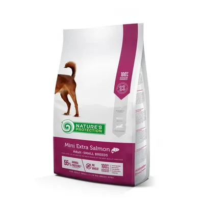 Natures Protection Mini Adult Extra Salmon, Somon, hrană uscată câini, 7.5kg