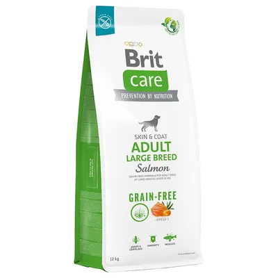 Brit Care Grain Free Adult Large Breed Somon și cartofi 12 kg