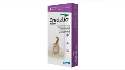 Credelio pisici 0,5-2 kg, 3 tablete