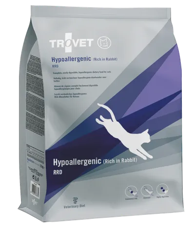 Trovet Hypoallergenic, Dietă Veterinară Uscată Pisică Adult, Iepure, 2.5 kg