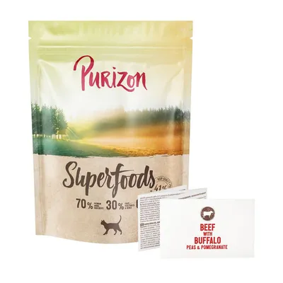 Purizon Superfoods Vită cu bivol, mazăre și rodie 400 g