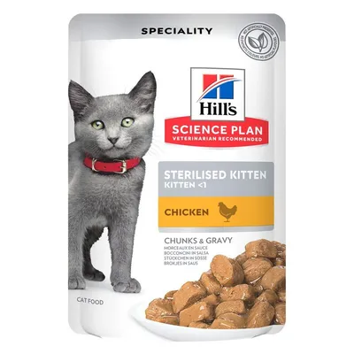 Hill's Science Plan Sterilised Kitten Pui (48 x 85 g)