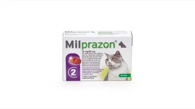 Milprazon pisici 2-8 kg, 2 tablete