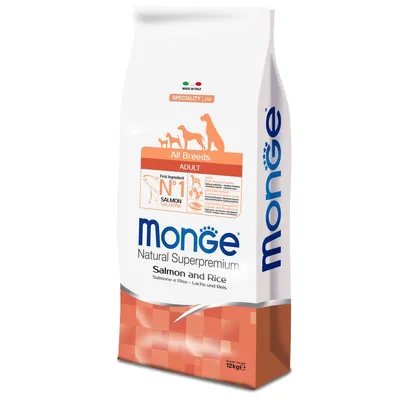 Monge Super Premium Somon și orez 12 kg