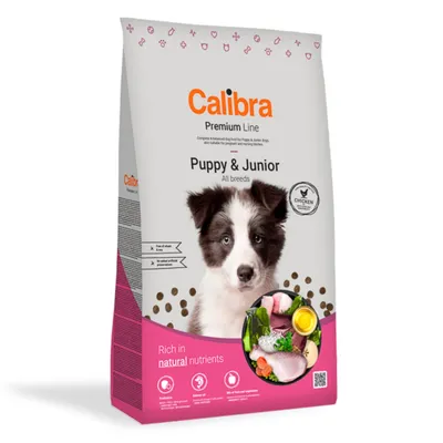 Calibra Premium Line Puppy&Junior, Xs-Xl, Pui, hrană uscată câini junior, 3kg