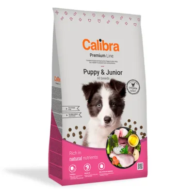 Calibra Premium Line Puppy&Junior, Xs-Xl, Pui, hrană uscată câini junior, 3kg