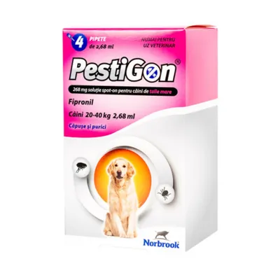 PestiGon câini 20-40 kg, 4 pipete