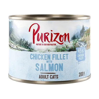 Purizon Adult Pachet testare 1 x 200 g - fără cereale File de pui cu somon