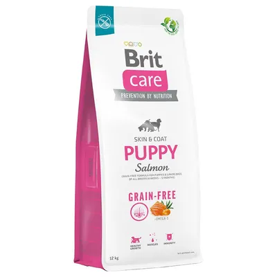 Brit Care Dog Grain Free Puppy Somon și cartofi 12 kg