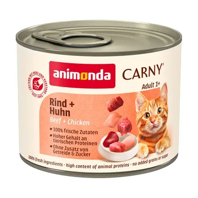 Animonda Carny Adult 12 x 200 g Vită și pui