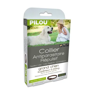 Zgarda Antiparazitara Pilou Caine Talie Mare 75cm
