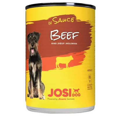 JosiDog Hrană umedă în sos 12 x 415 g Vită