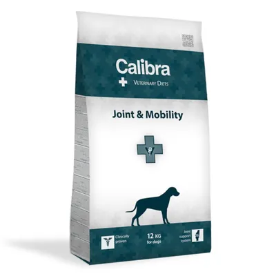Calibra Veterinary Diets Joint & Mobility, Xs-Xl, Pui și Curcan, dietă veterinară, hrană uscată conținut redus cereale câini, sistem articular, 2kg