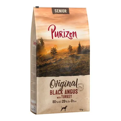 Purizon Senior Black Angus cu curcan 2 x 12 kg