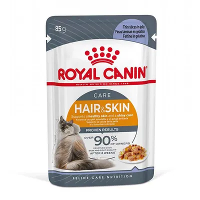 Royal Canin Hair & Skin Care în gelatină Hrană umedă 12 x 85 g