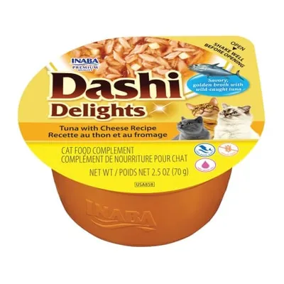 Hrană Umedă Pisică Adult, Ciao Dashi Delights, Ton și Brânză, 70g