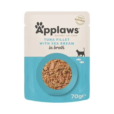 Applaws Plicuri în supă 24 x 70 g Ton și doradă