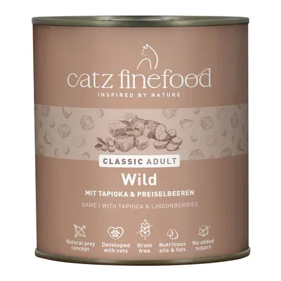 Catz Finefood Conserve 12 x 800 g Vânat