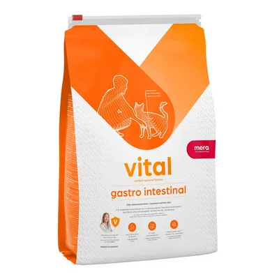 Mera Vital Gastro Intestinal, Pui, dietă veterinară, hrană uscată fără cereale pisici, sistem digestiv, 3kg