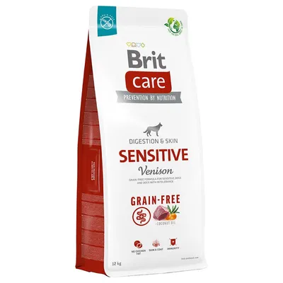 Brit Care Dog Grain Free Sensitive Vânat și cartofi 2 x 12 kg