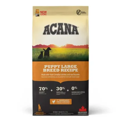 Hrană Uscată Câine Junior, Acana Heritage, Talie Mare, 11,4kg