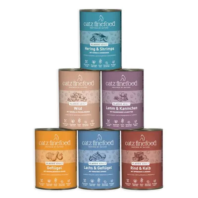 Catz Finefood Pachet de testare 6 x 400 g Pachet de testare I