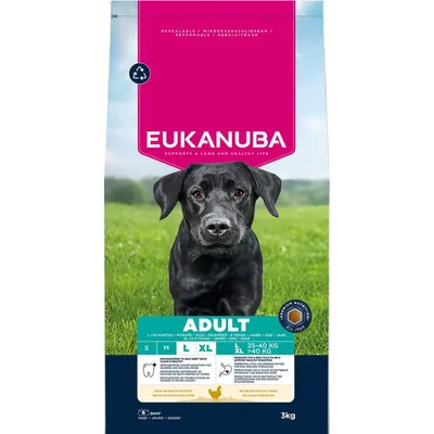 Eukanuba Premium Nutrition Adult Large & Giant Breed Pui 2 x 3 kg
