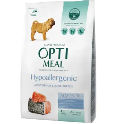 Optimeal Hypoallergenic M/XL Somon 4kg