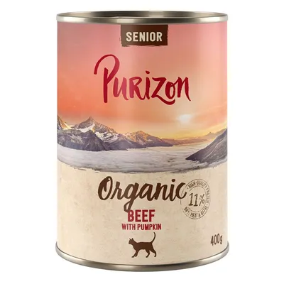 Purizon Organic 6 x 400 g Nou Senior Vită cu dovleac