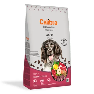 Calibra Premium Line, Xs-Xl, Vită, hrană uscată câini, 3kg