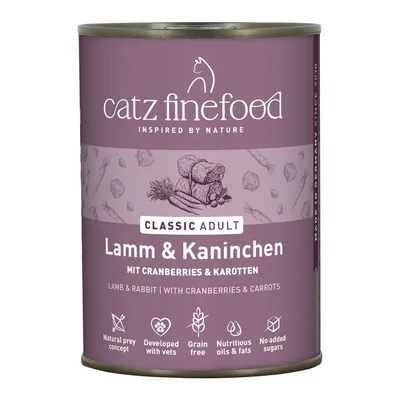 Catz Finefood 24 x 400 g Miel & iepure