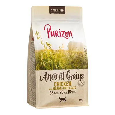 Purizon Adult Sterilised Pui cu pește - cereale ancestrale 400 g