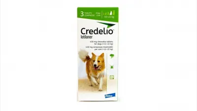 Credelio câini 11-22 kg, 3 tablete