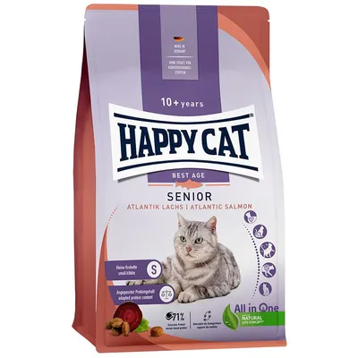 Happy Cat Senior Somon de Atlantic 4 kg
