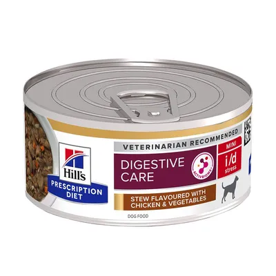 Hill's Prescription Diet i/d Stress Mini Digestive Care cu pui 48 x 156 g