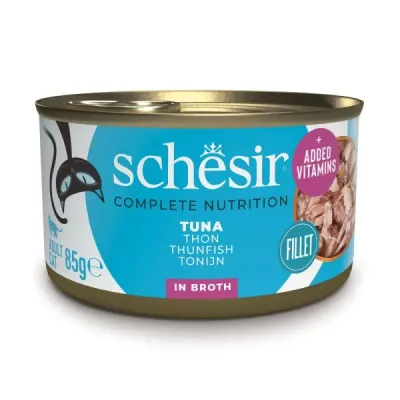 Hrană Umedă Pisică Junior, Schesir, Conservă, Ton, 85g