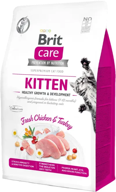 Brit Care Hrană uscată pentru Kitten, Healthy Growth & Development 7 kg
