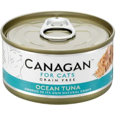 Canagan Conservă pentru pisici, cu Ton 75g