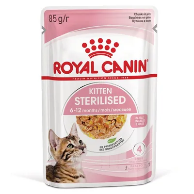 Royal Canin FHN Sterilised Kitten în gelatină 24 x 85 g