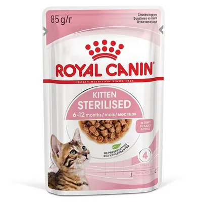 Royal Canin Hrană umedă Pachet economic 24 x 85 g Sterilised Kitten în sos