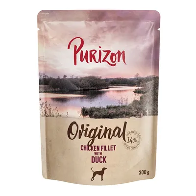 Purizon Original Adult 6 x 300 g - File de pui cu rață, morcovi & mure
