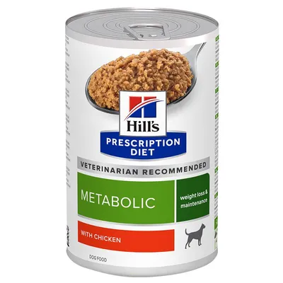 Hill's Prescription Diet Metabolic Weight Management Pui Hrană câini 24 x 370 g